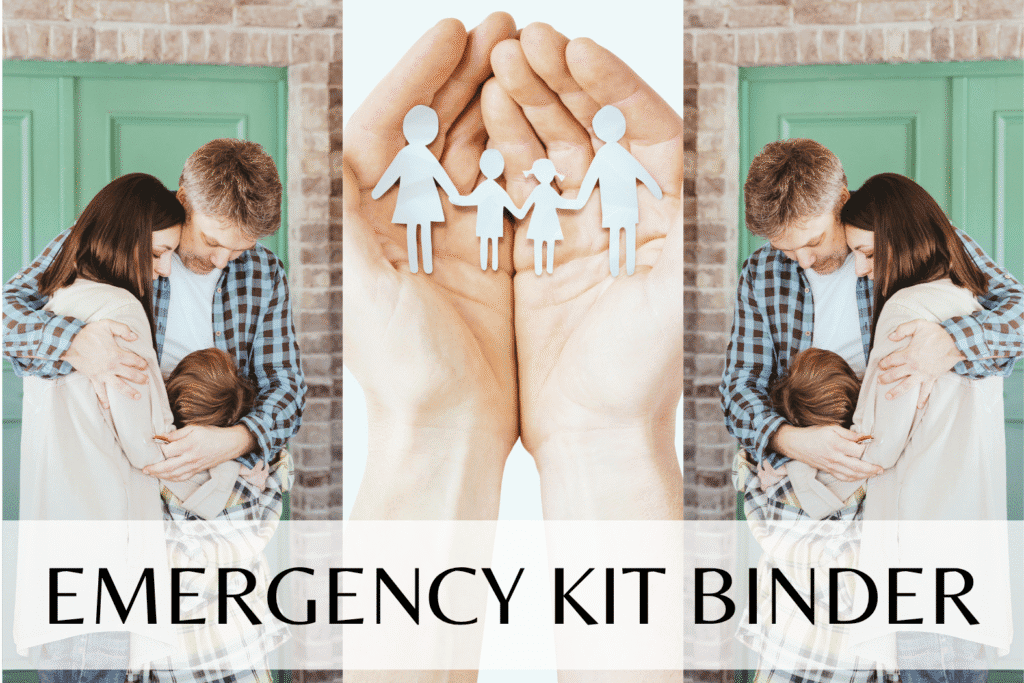 emergency kit binder