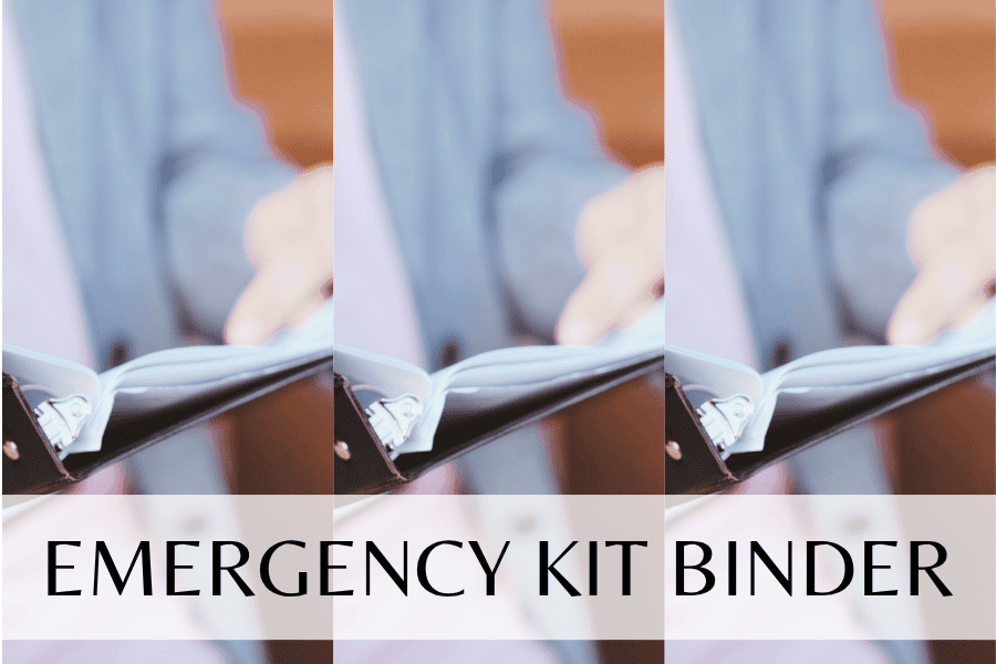 Emergency Binder